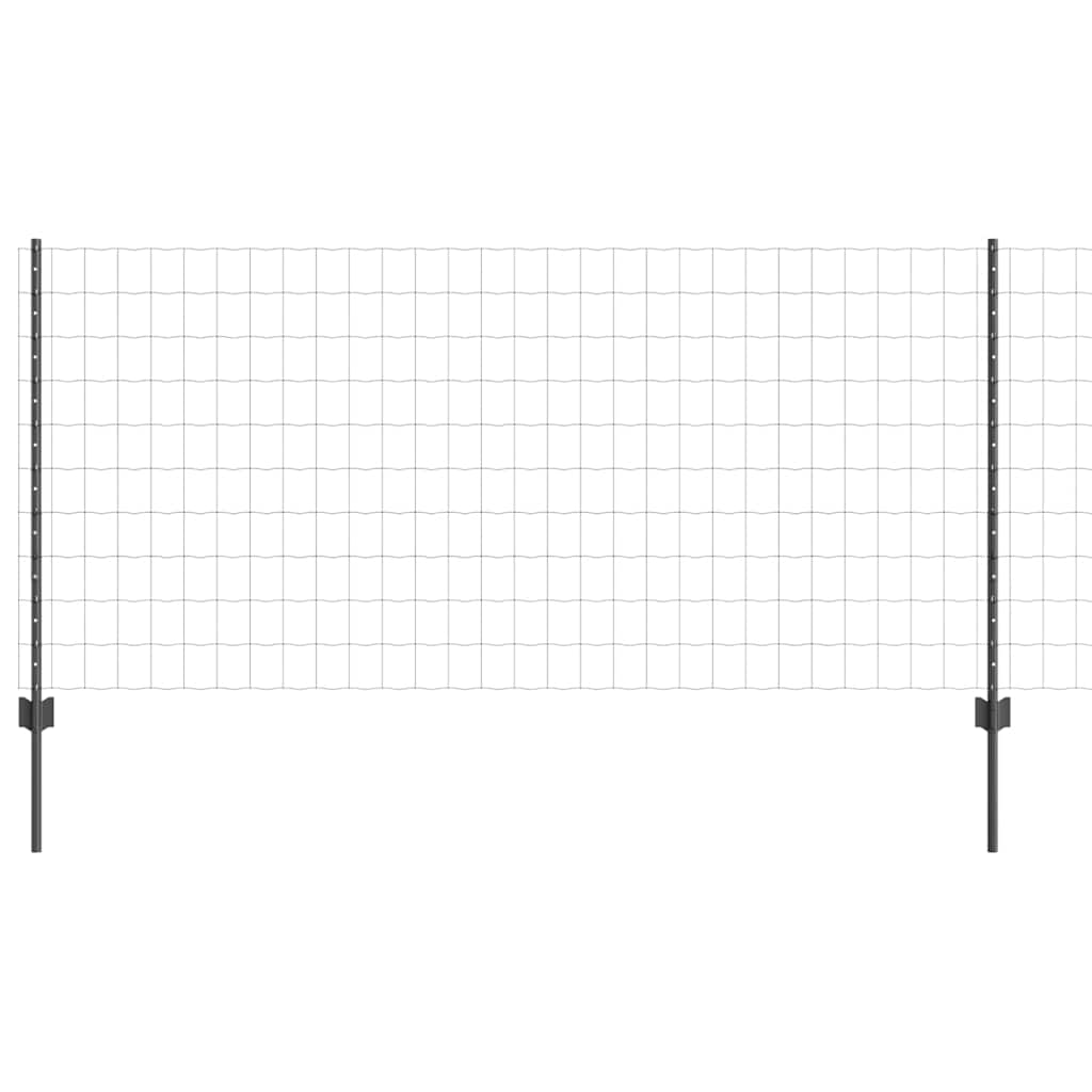 vidaXL Spawana siatka ogrodzeniowa 25 x 1 m (S x W) Stal pokryta PVC