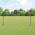 vidaXL Spawana siatka ogrodzeniowa 25 x 1 m (S x W) Stal pokryta PVC