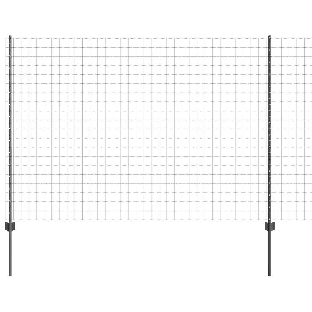 vidaXL Spawana siatka ogrodzeniowa 10 x 1,5 m (S x W) Stal pokryta PVC