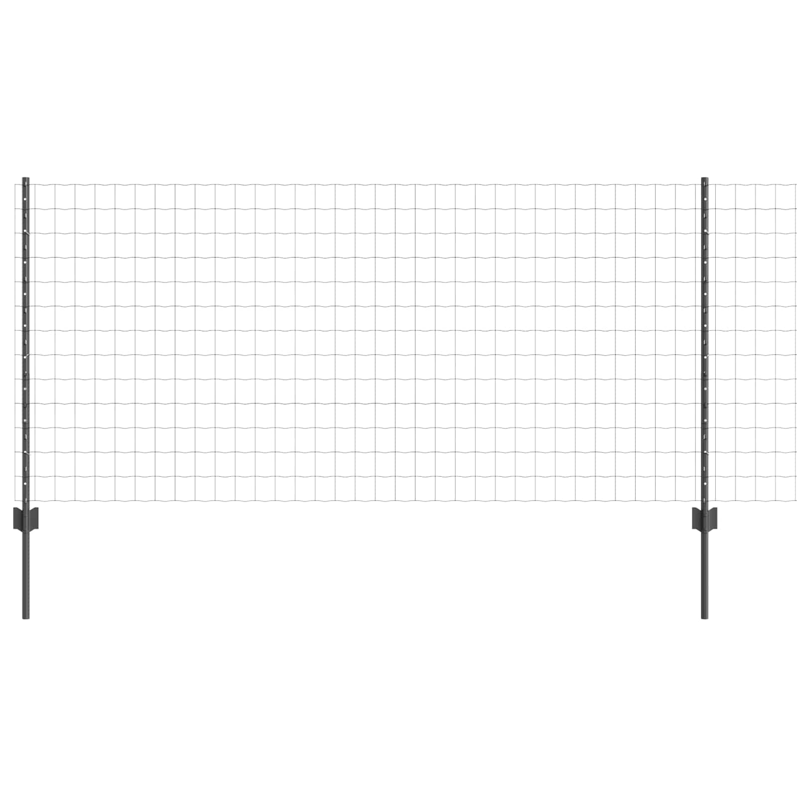 vidaXL Spawana siatka ogrodzeniowa 25 x 1 m (S x W) Stal pokryta PVC