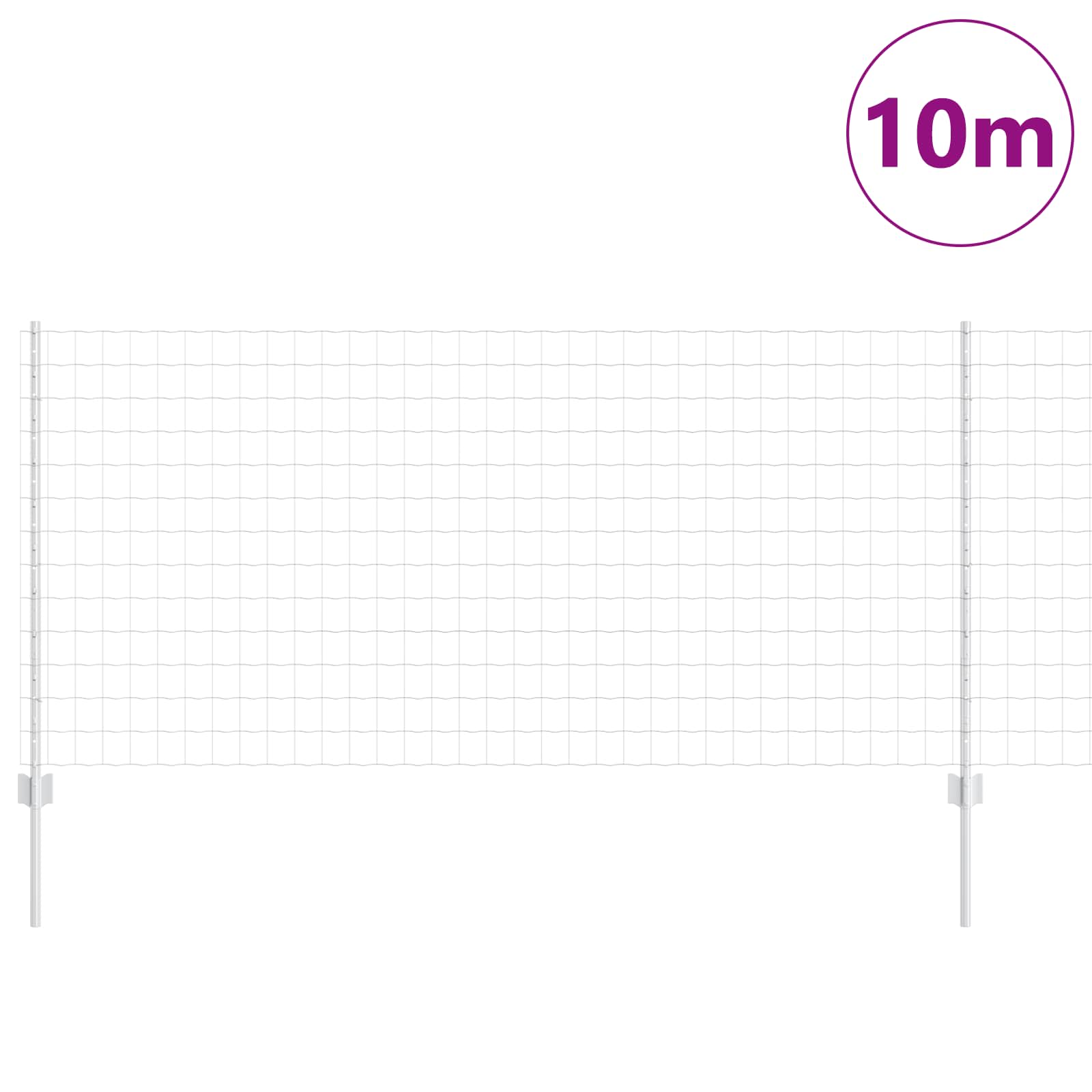 vidaXL Spawana siatka ogrodzeniowa 10 x 1 m (S x W)