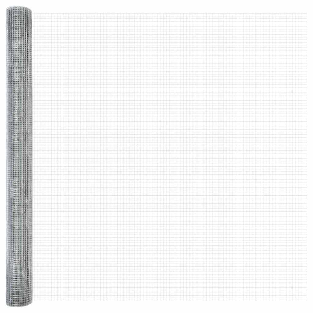vidaXL Ogrodzenie z drutu spawanego z słupkami 25 x 1,5 m