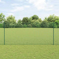 vidaXL Ogrodzenie z drutu spawanego z słupkami 50 x 1,4 m zielony