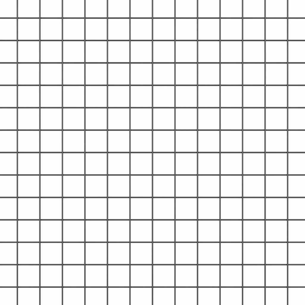 vidaXL Ogrodzenie z drutu spawanego z słupkami 50 x 1,2 m Szary Siatka