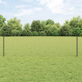 vidaXL Sześciokątne ogrodzenie z słupkiem 10 x 0,6 m Stal pokryta PVC