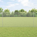 vidaXL Sześciokątne ogrodzenie z słupkiem 25 x 1,2 m Stal ocynkowana