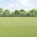 vidaXL Sześciokątne ogrodzenie z słupkiem 25 x 1,2 m Stal ocynkowana