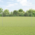 vidaXL Sześciokątne ogrodzenie z słupkiem 25 x 1,5 m Stal ocynkowana