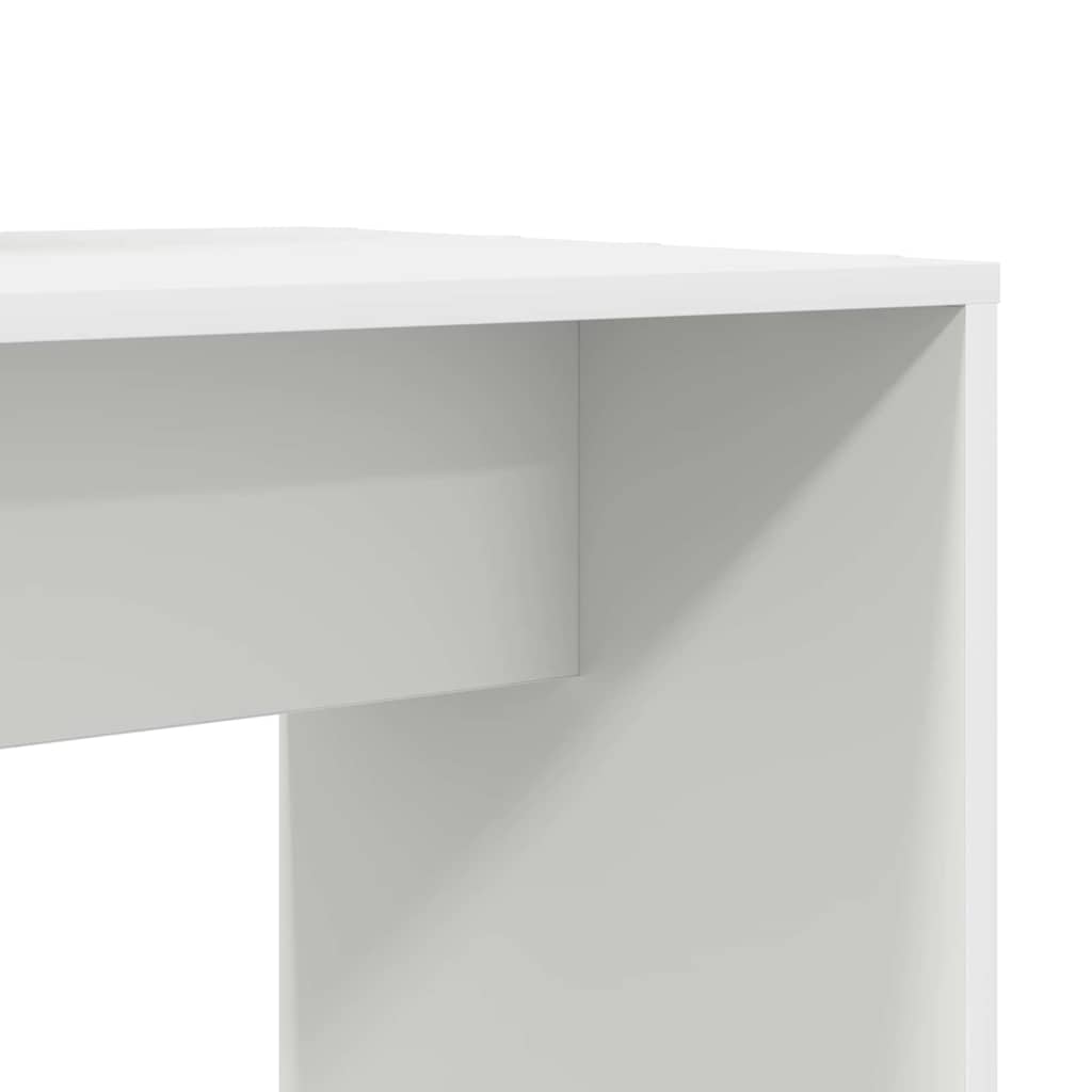 vidaXL Biurko Biały 138,5 x 55 x 143 cm Materiał drewnopochodny