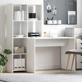 vidaXL Biurko Biały 138,5 x 55 x 143 cm Materiał drewnopochodny
