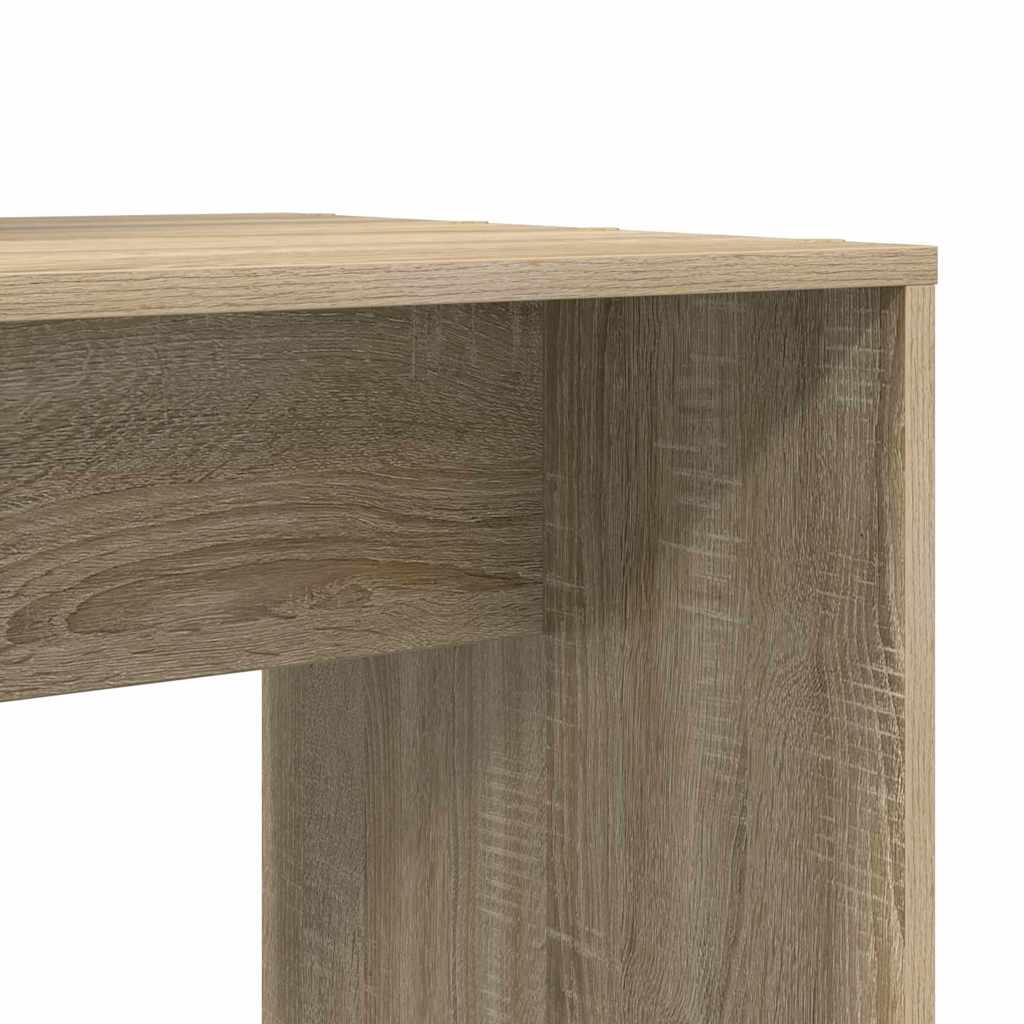 vidaXL Biurko Dąb Sonoma 138,5 x 55 x 143 cm Materiał drewnopochodny
