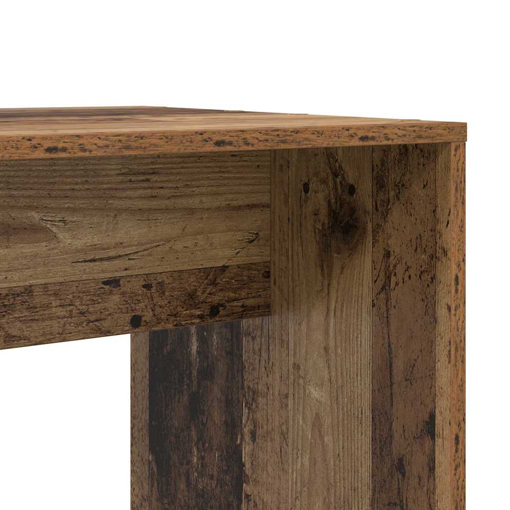 vidaXL Biurko Stare drewno 138,5 x 55 x 143 cm Materiał drewnopochodny