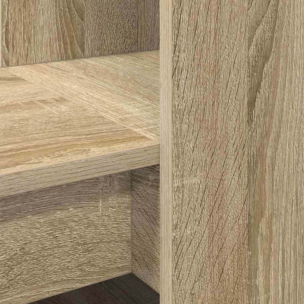 vidaXL Biurko Dąb Sonoma 122 x 67 x 145 cm Materiał drewnopochodny