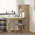 vidaXL Biurko Dąb Sonoma 122 x 67 x 145 cm Materiał drewnopochodny