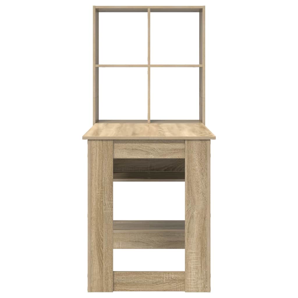 vidaXL Biurko Dąb Sonoma 122 x 67 x 145 cm Materiał drewnopochodny