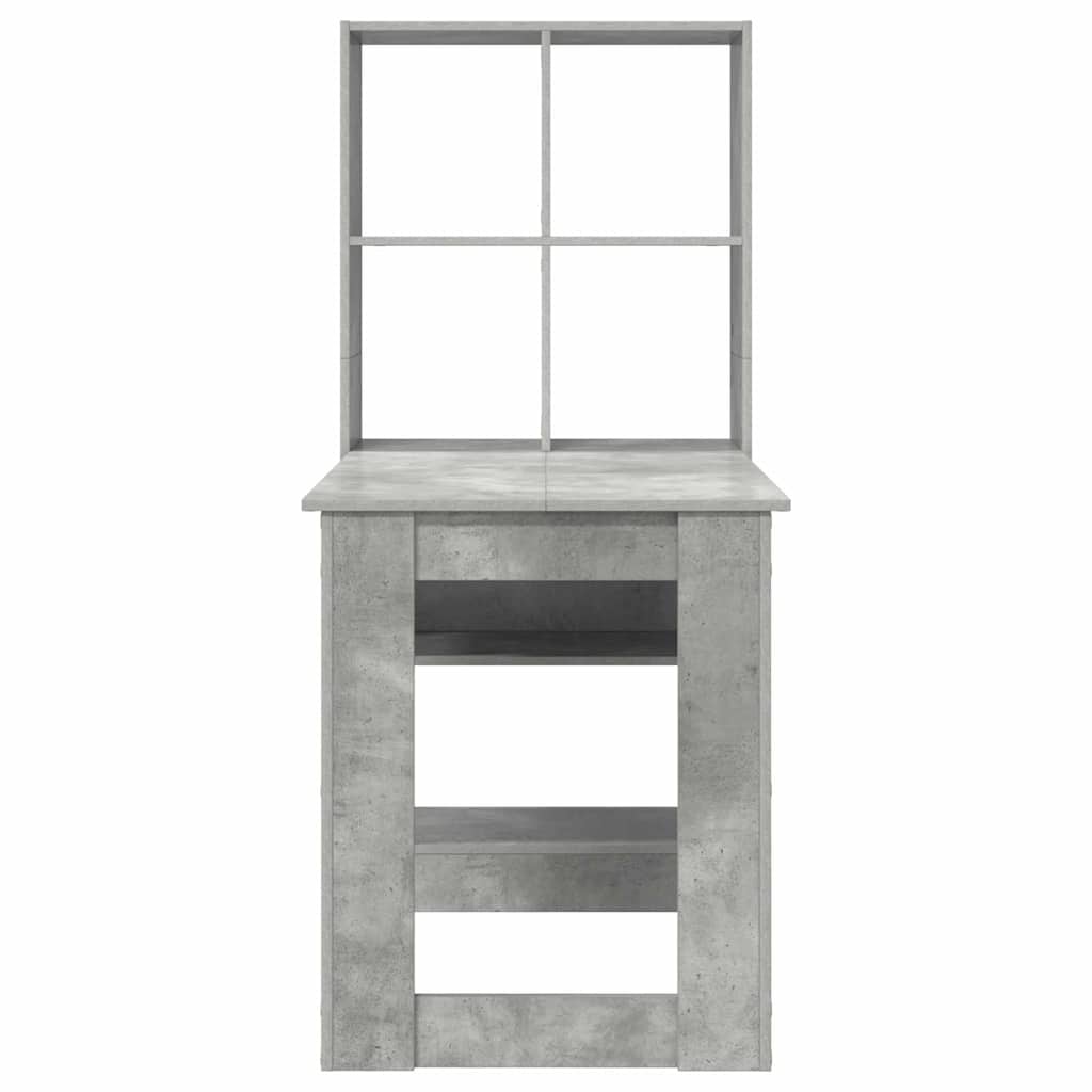 vidaXL Biurko Betonowy szary 122 x 67 x 145 cm Materiał drewnopochodny