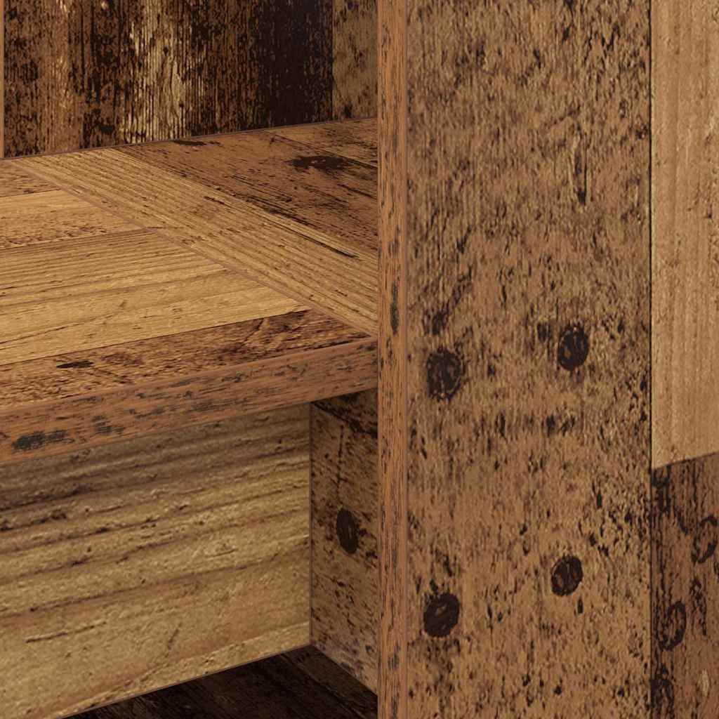 vidaXL Biurko Stare drewno 122 x 67 x 145 cm Materiał drewnopochodny