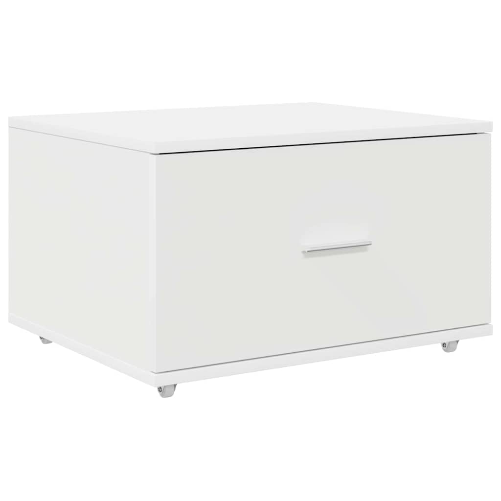 vidaXL Biurko Biały 131,5 x 50 x 106,5 cm Materiał drewnopochodny