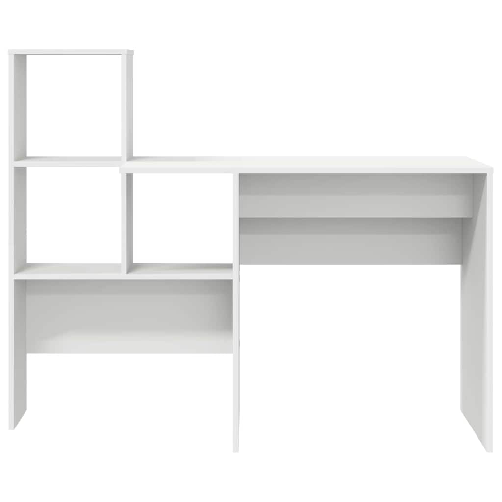 vidaXL Biurko Biały 131,5 x 50 x 106,5 cm Materiał drewnopochodny