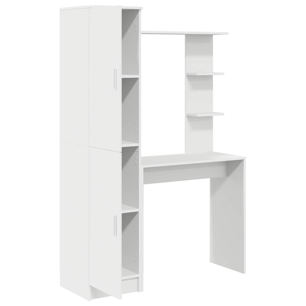 vidaXL Biurko 2 pcs Biały