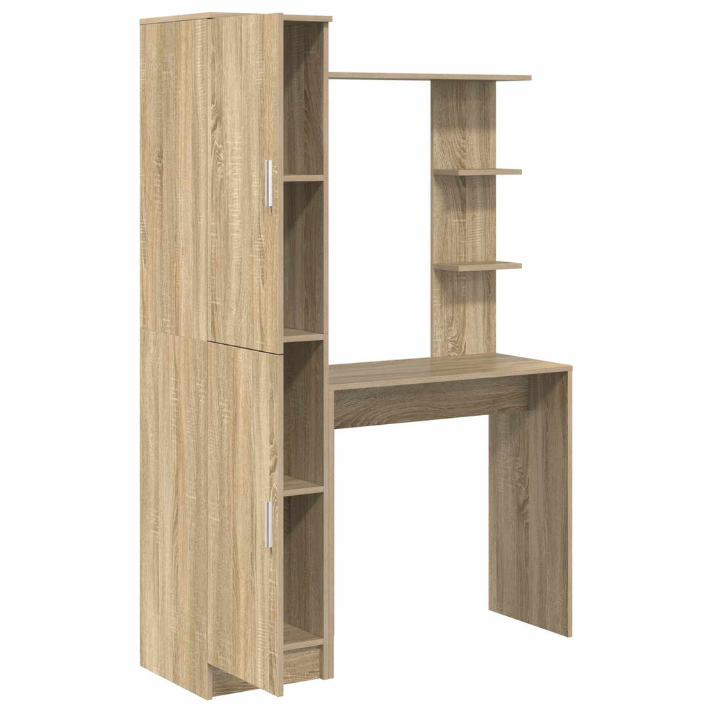 vidaXL Biurko 2 pcs Dąb Sonoma