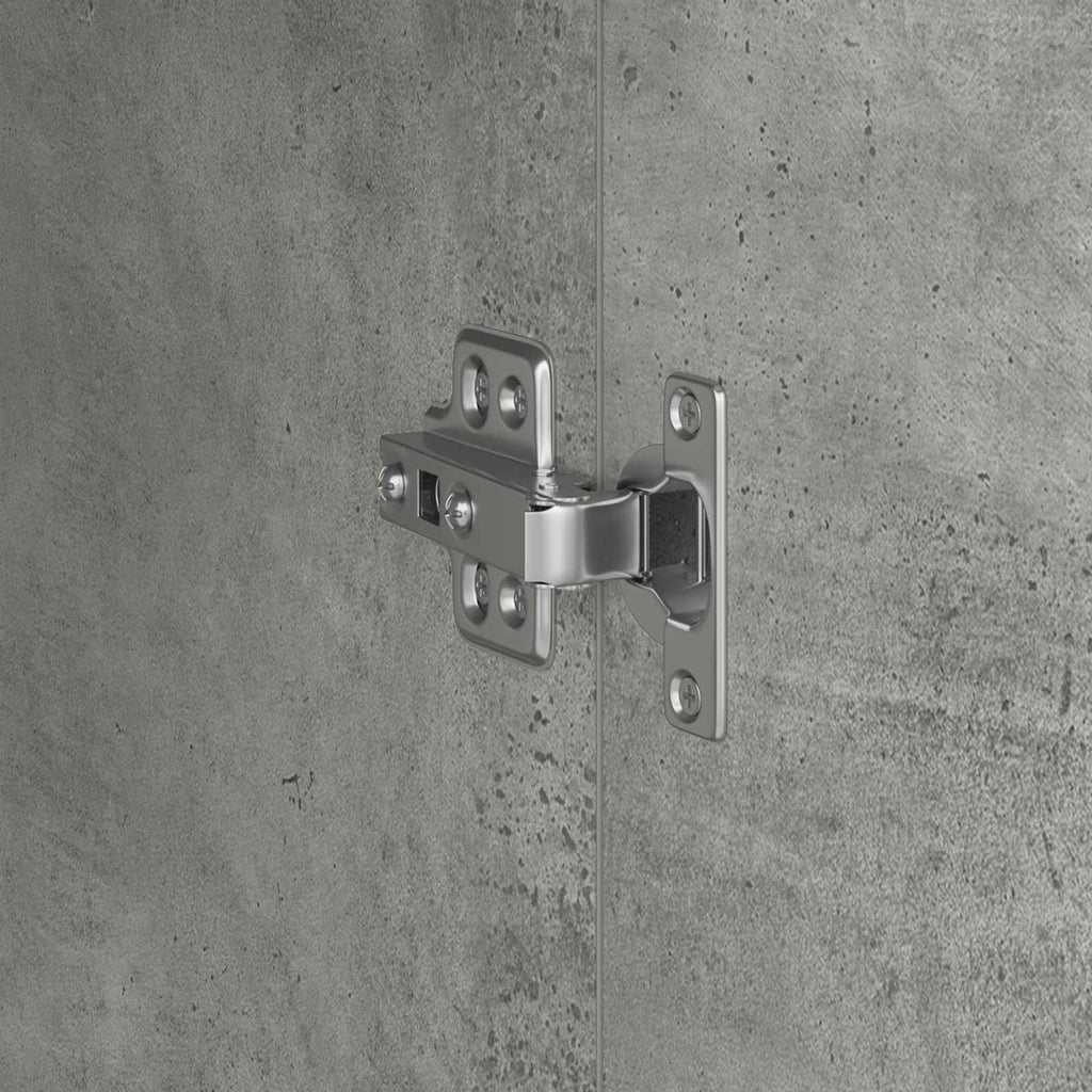 vidaXL Biurko 2 pcs Betonowy szary