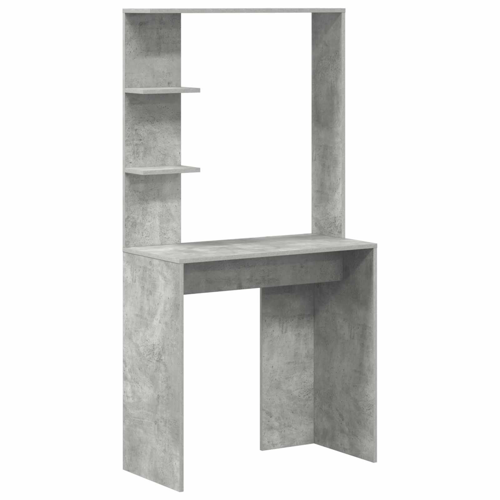 vidaXL Biurko 2 pcs Betonowy szary
