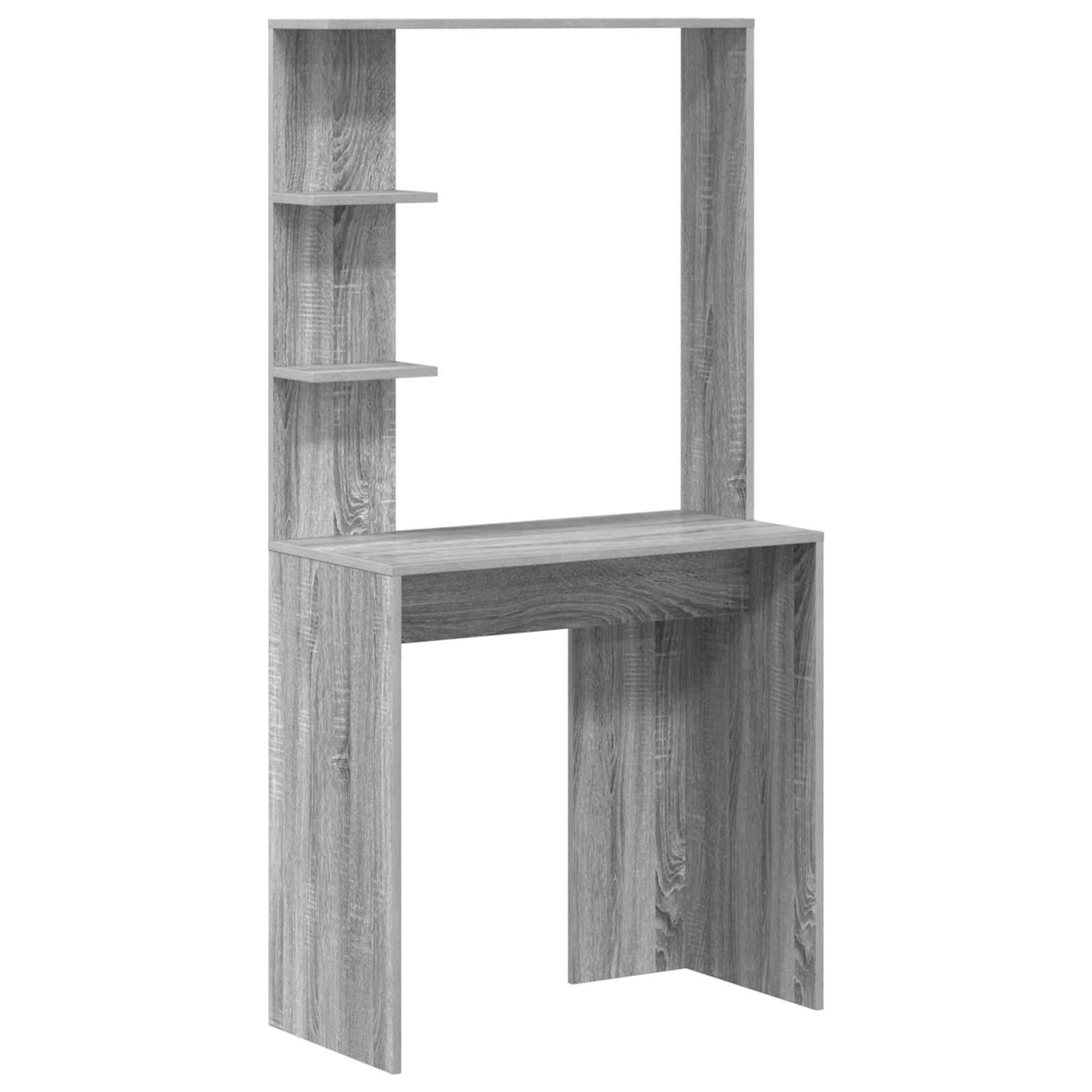 vidaXL Biurko 2 pcs Szary Sonoma