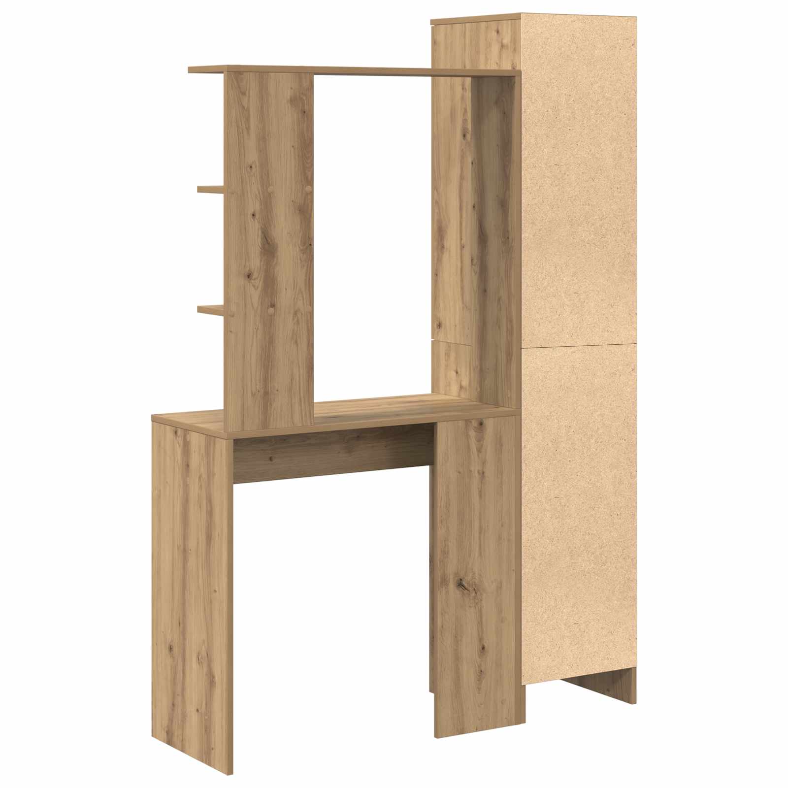 vidaXL Biurko 2 pcs Dąb rzemieślniczy