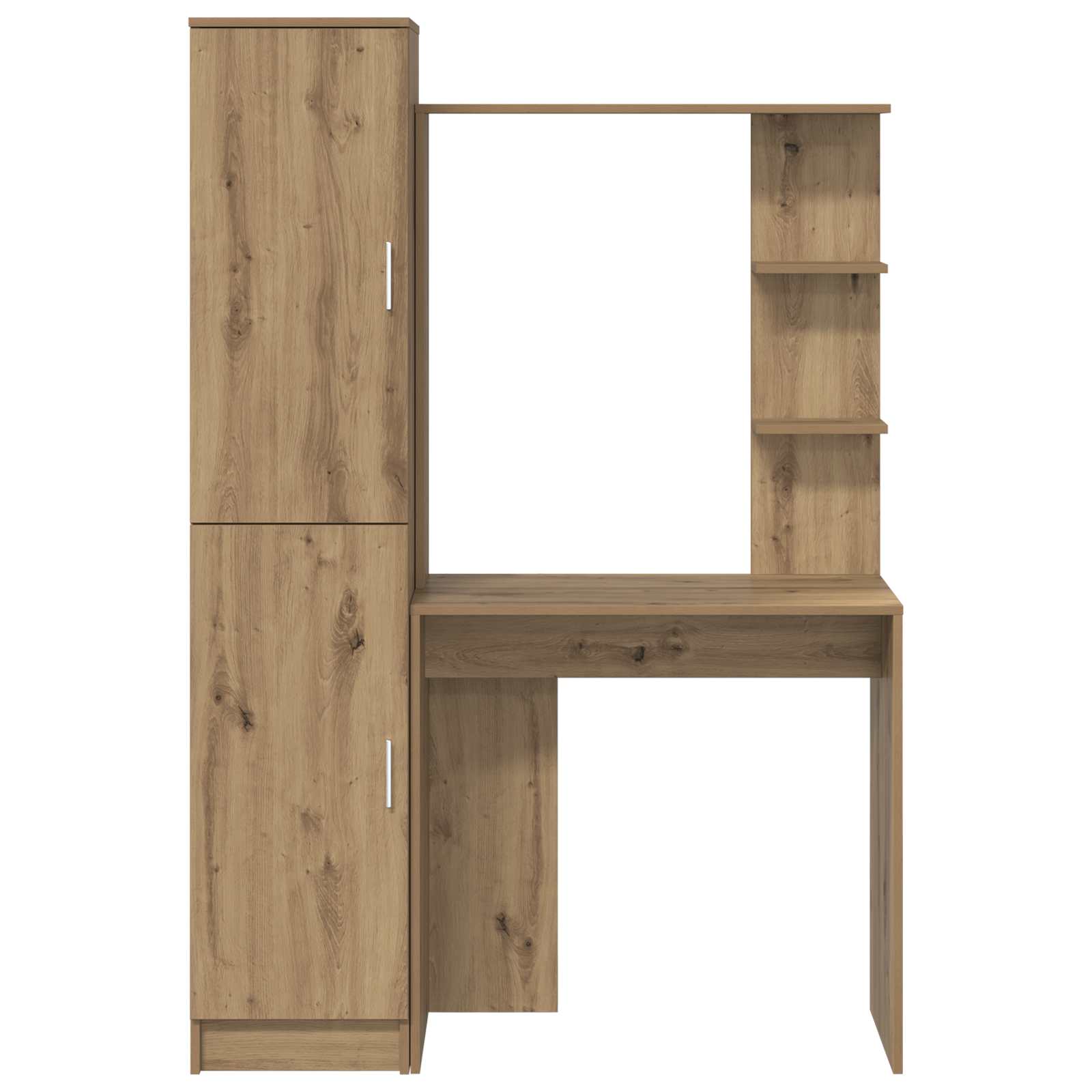 vidaXL Biurko 2 pcs Dąb rzemieślniczy