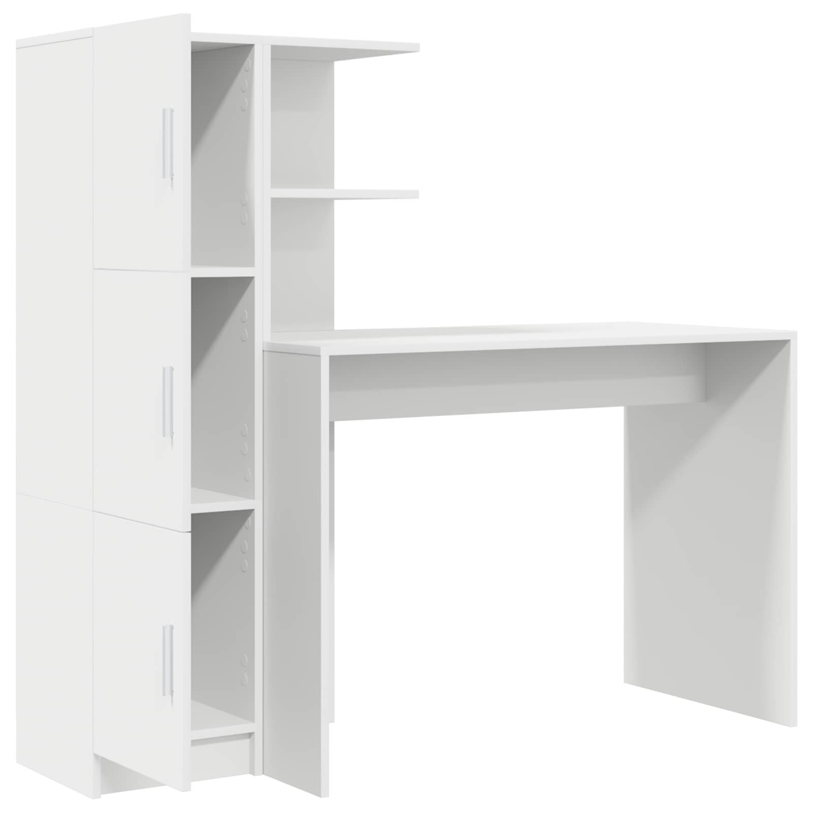 vidaXL Biurko 2 pcs Biały