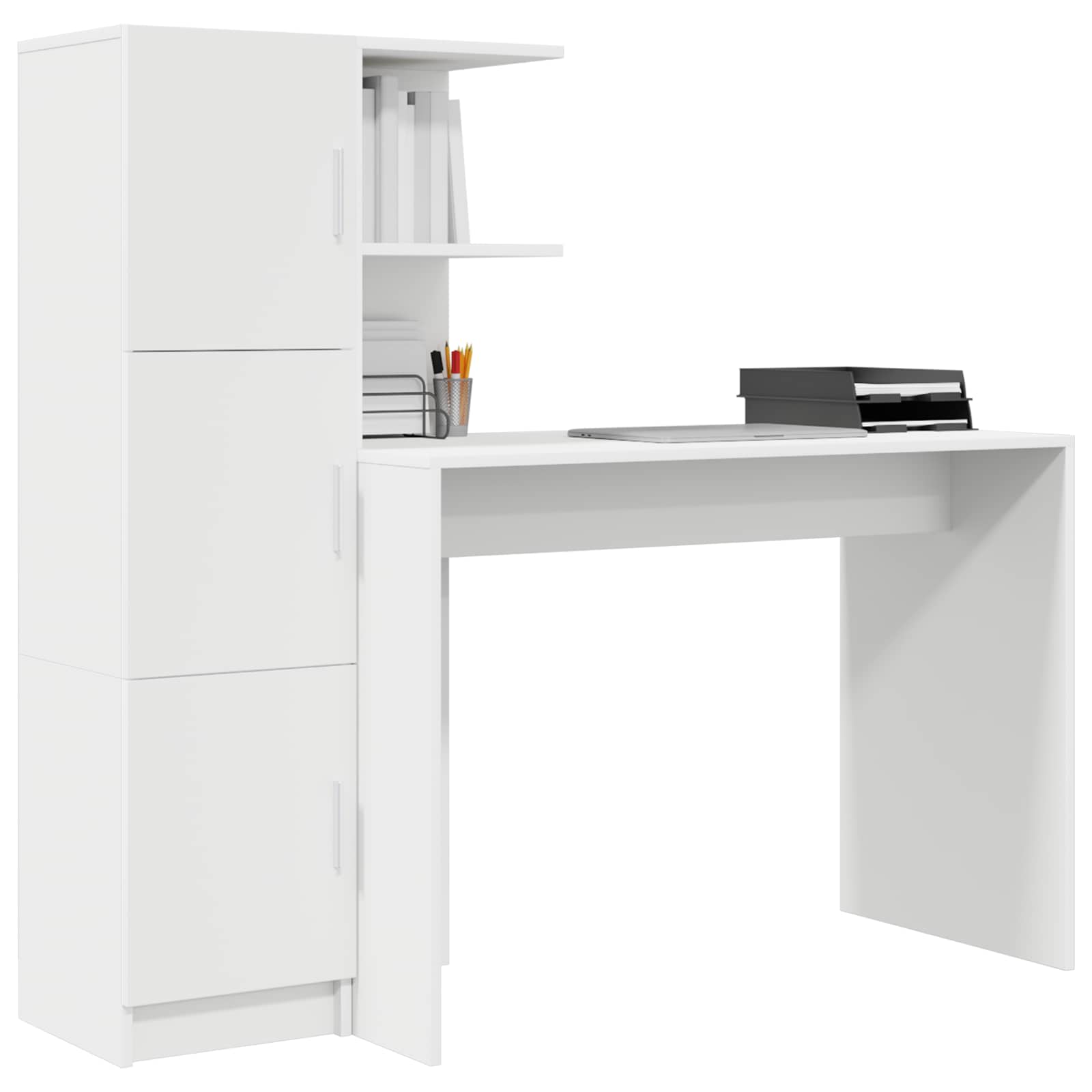 vidaXL Biurko 2 pcs Biały