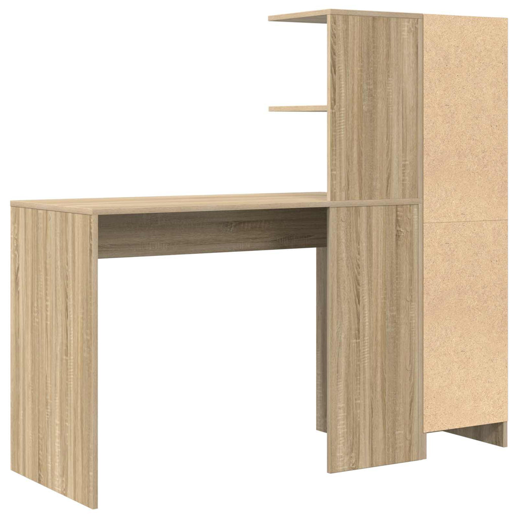 vidaXL Biurko 2 pcs Dąb Sonoma