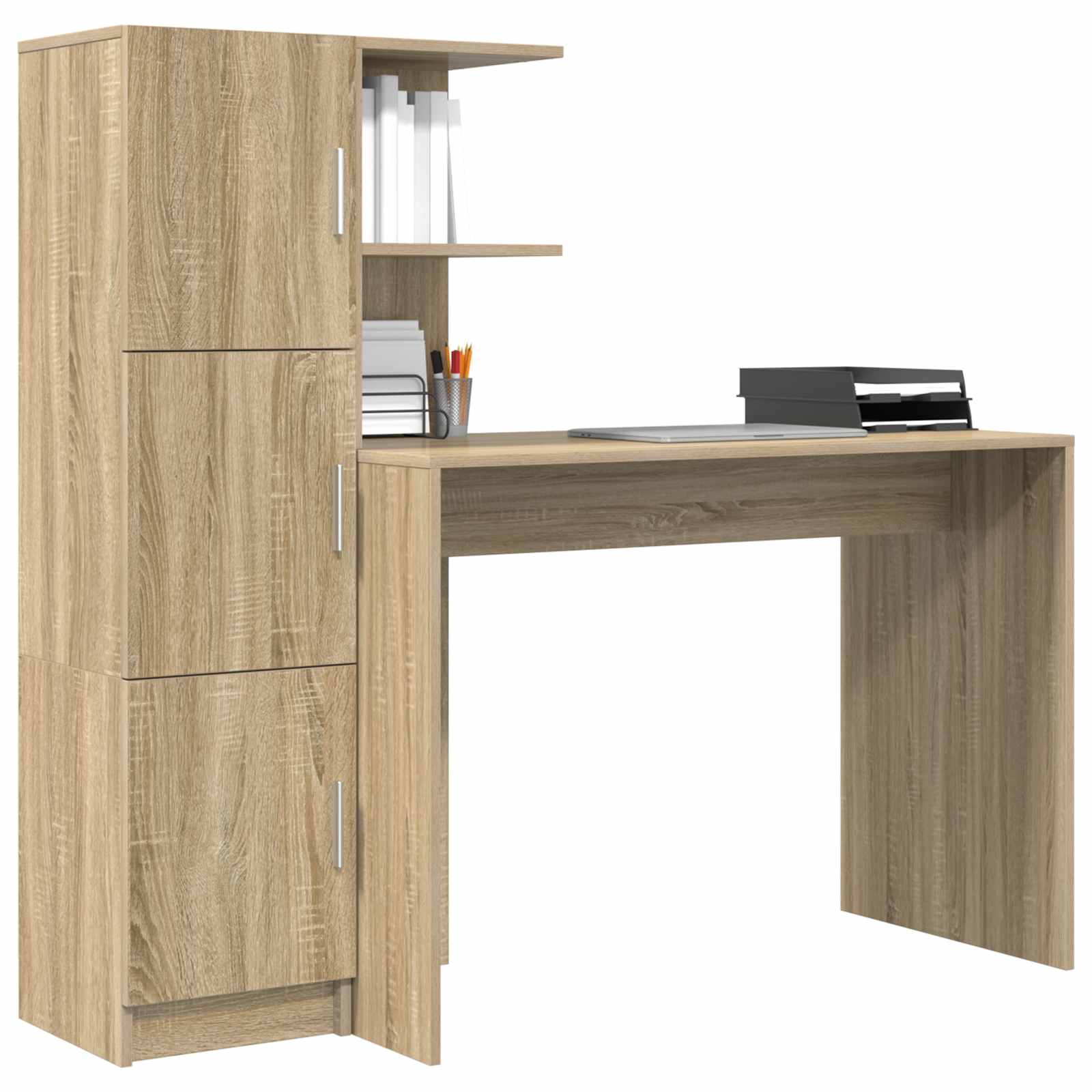 vidaXL Biurko 2 pcs Dąb Sonoma