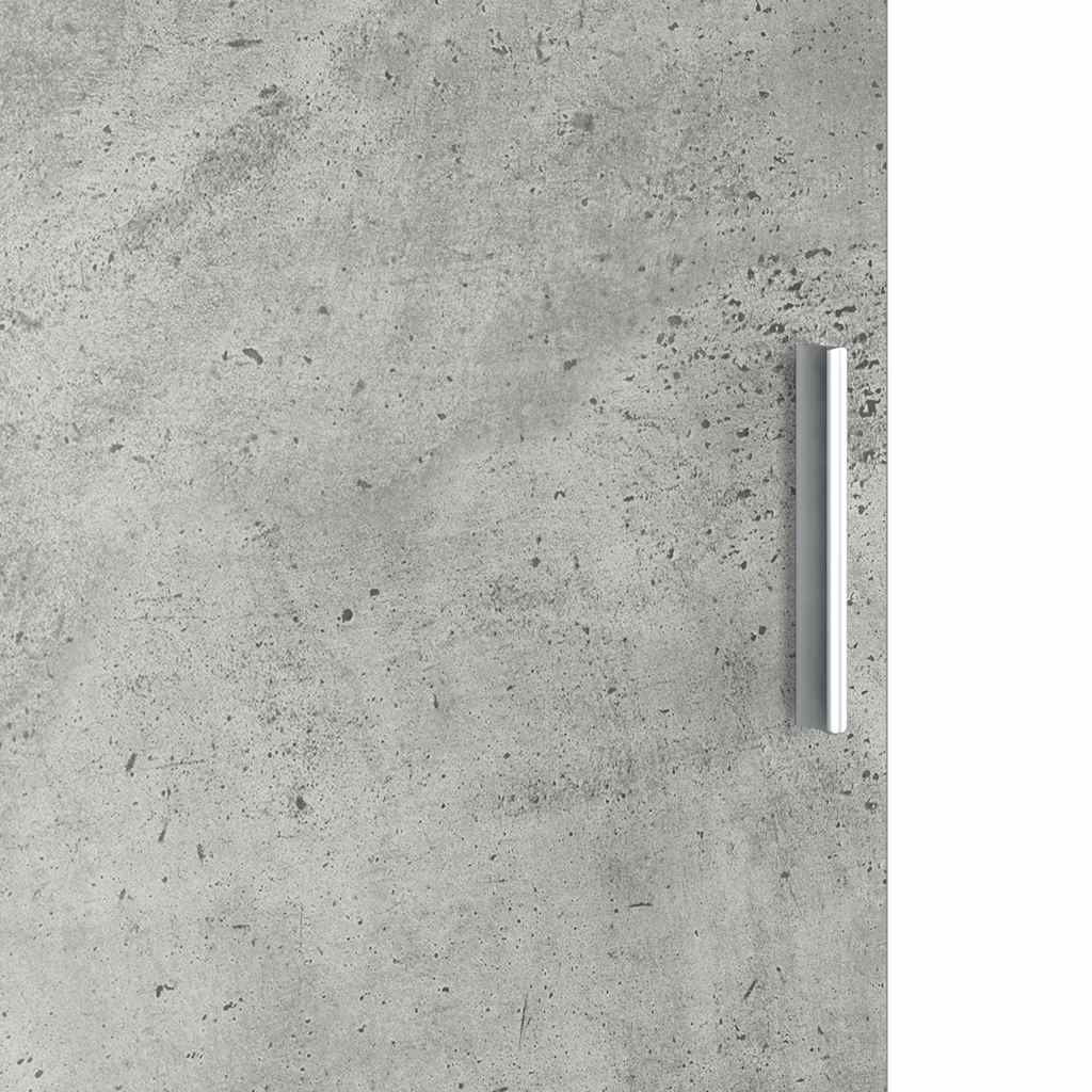 vidaXL Biurko 2 pcs Betonowy szary