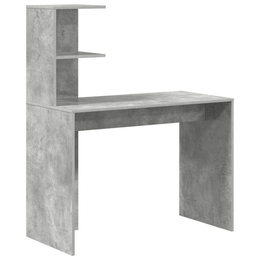 vidaXL Biurko 2 pcs Betonowy szary