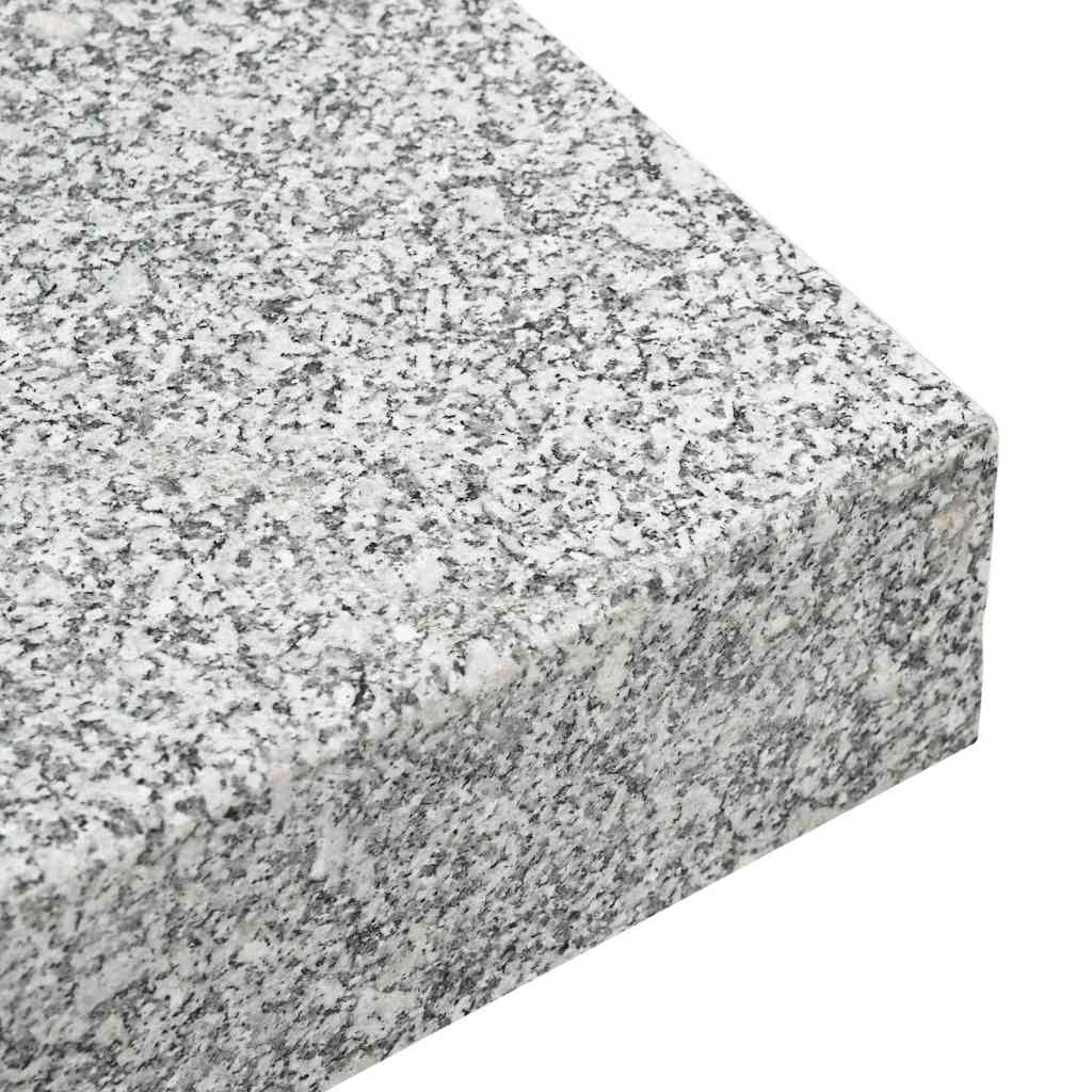 vidaXL Podstawa do parasola Szary 45 x 25 x 45 cm Granit