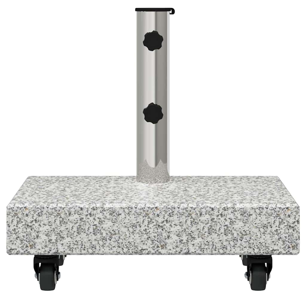 vidaXL Podstawa do parasola Szary 45 x 25 x 45 cm Granit