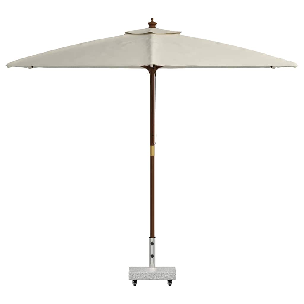 vidaXL Podstawa do parasola Szary 45 x 25 x 45 cm Granit