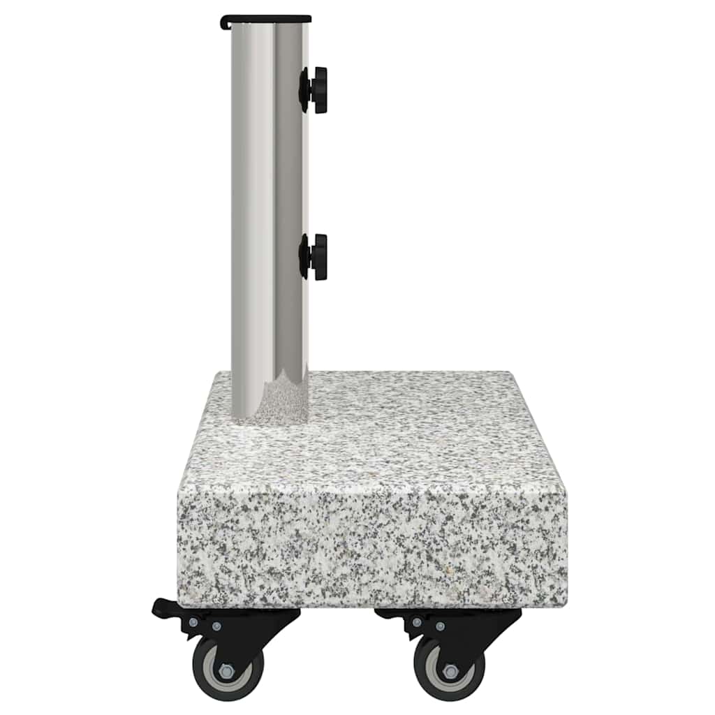 vidaXL Podstawa do parasola Szary 45 x 25 x 45 cm Granit