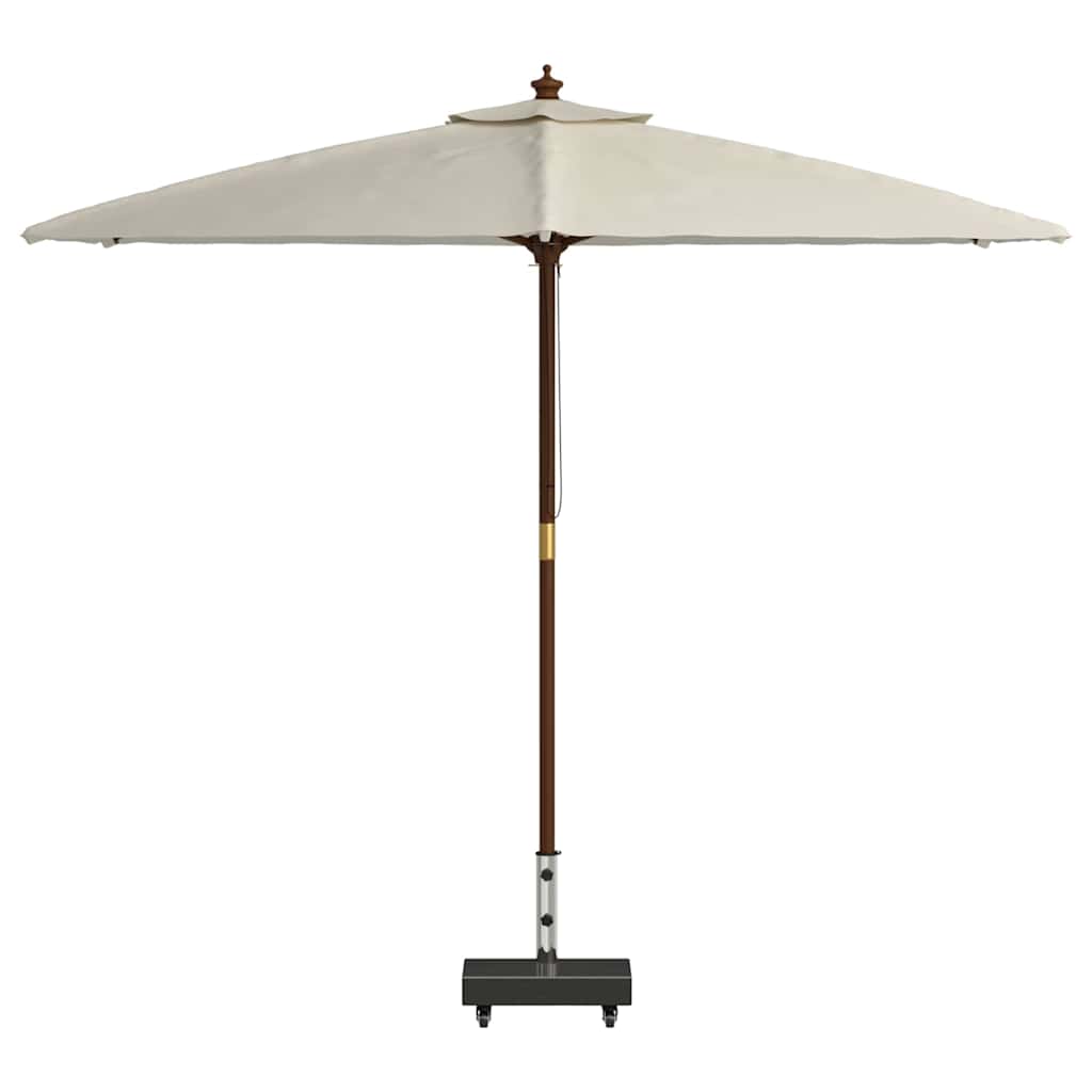 vidaXL Podstawa do parasola Czarny 45 x 25 x 45 cm Granit