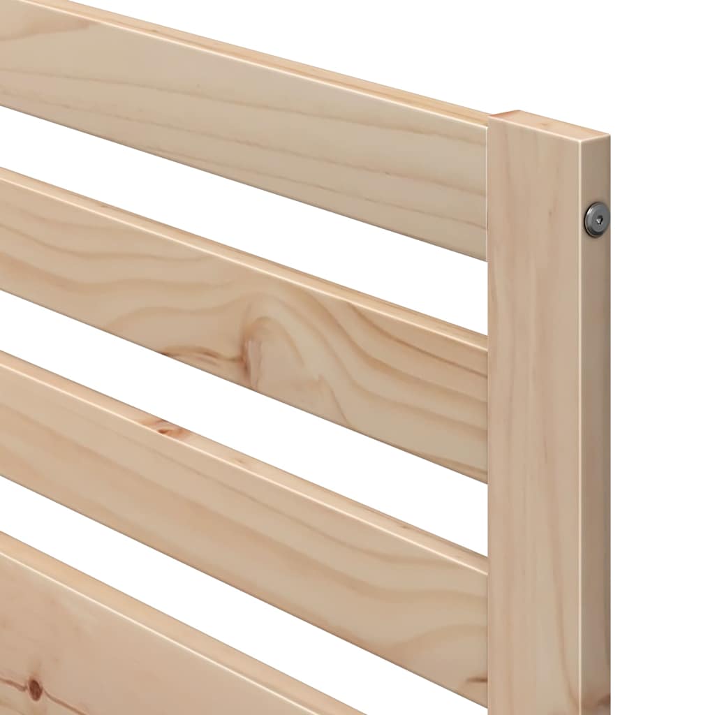 vidaXL Łóżko dzienne bez materaca 80x200 cm, lite drewno sosnowe