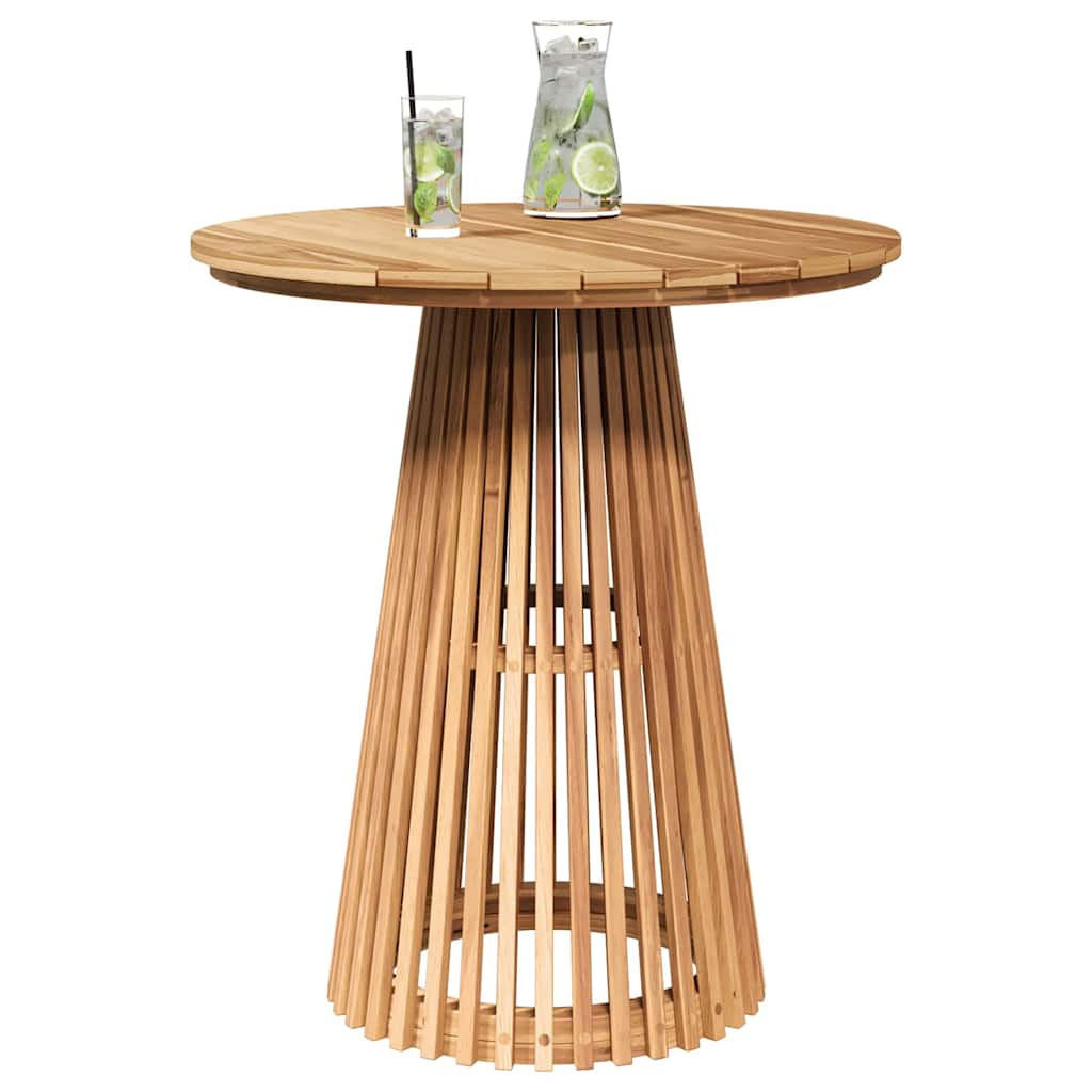 vidaXL Stolik boczny Brązowy 70 x 70 x 75 cm Lite drewno teakowe