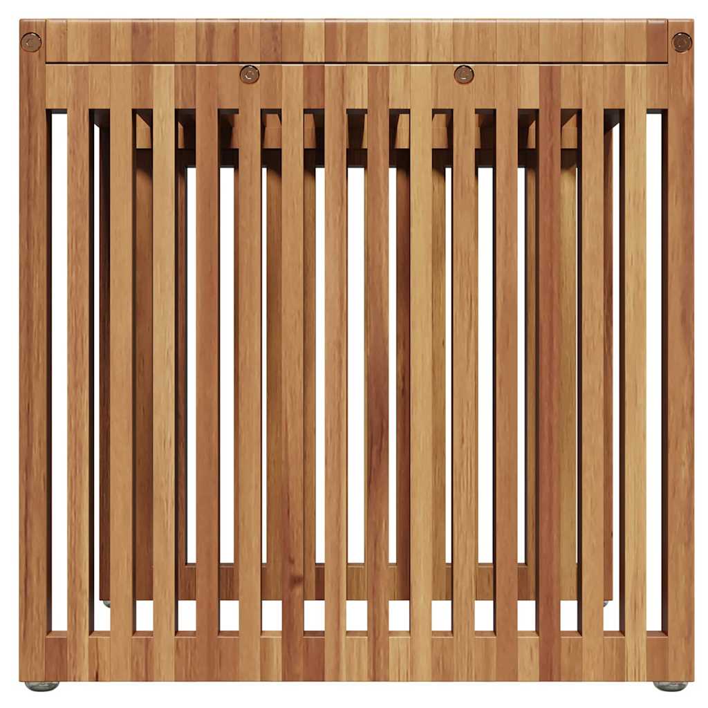 vidaXL Stół Ogrodowy Brązowy 45 x 45,5 x 45,5 cm Lite drewno teakowe