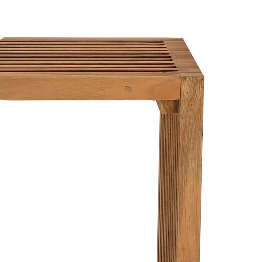 vidaXL Stół Ogrodowy Brązowy 50 x 32,5 x 35 cm Lite drewno teakowe