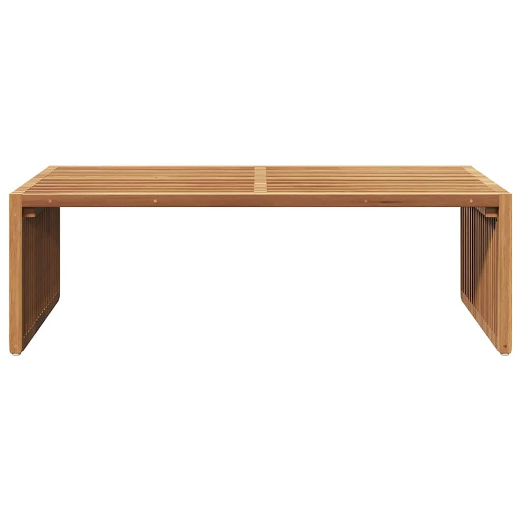 vidaXL Stół Ogrodowy Brązowy 110 x 55 x 35,5 cm Lite drewno teakowe