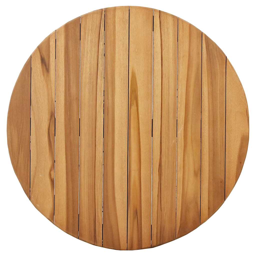 vidaXL Stolik boczny Brązowy 70 x 70 x 75 cm Lite drewno teakowe
