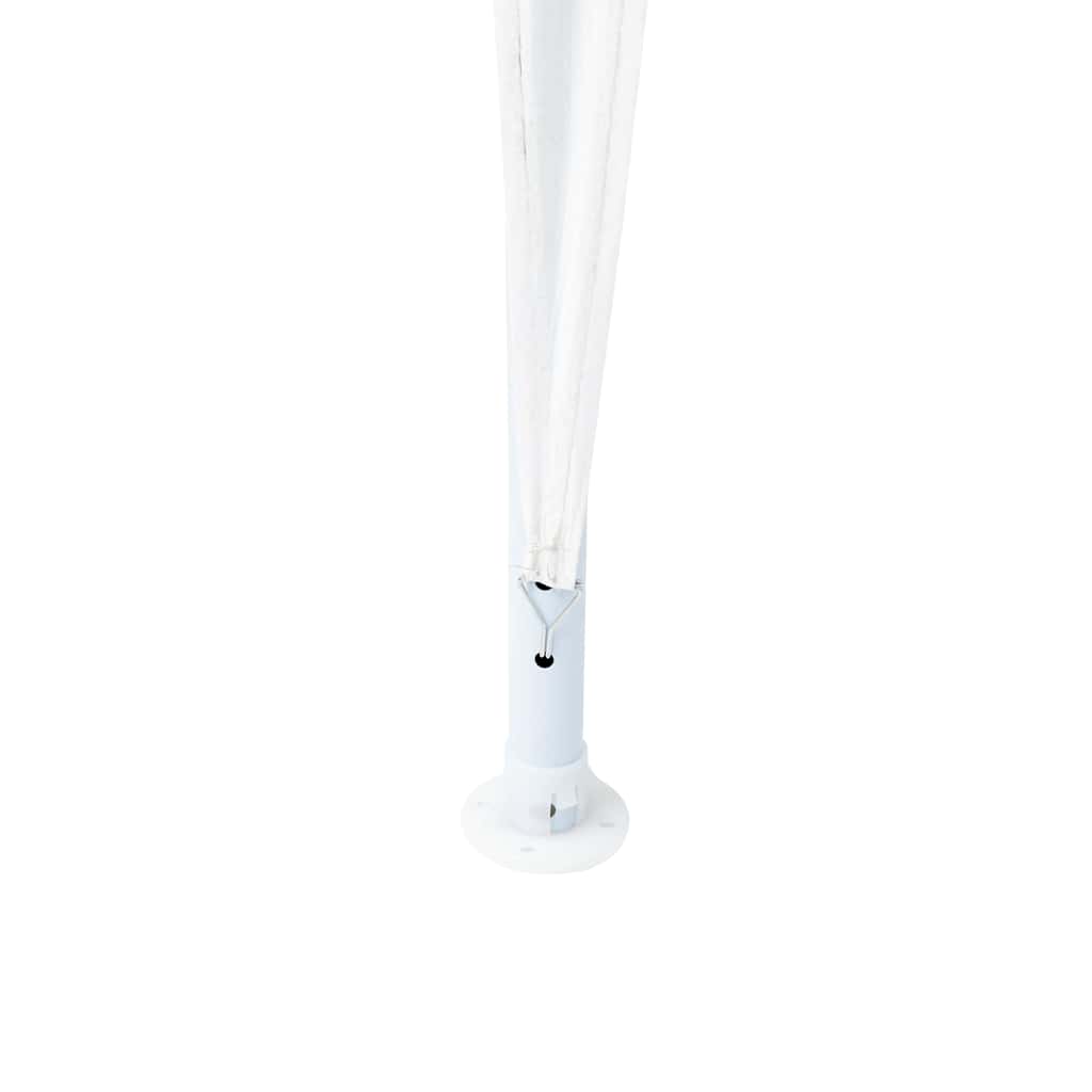 vidaXL Namiot Imprezowy Biały 400 x 400 x 266 cm Polietylen i Stal