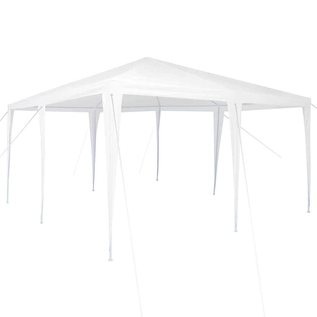 vidaXL Namiot Imprezowy Biały 400 x 400 x 266 cm Polietylen i Stal