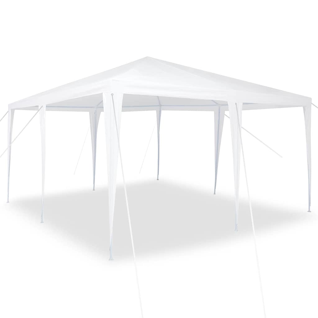 vidaXL Namiot Imprezowy Biały 400 x 400 x 266 cm Polietylen i Stal